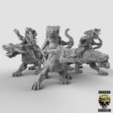Kobold Miniature Mounted Riders | Set of 3 - Tabletop RPG & D&D miniature. Perfect for wargaming & collectors