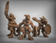Kobold Miniature | Set of 3 - Tabletop RPG & D&D miniature. Perfect for wargaming & collectors