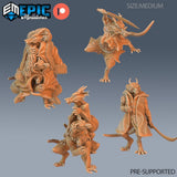 Winter Kobold Miniature set | Set of 4 - Tabletop RPG & D&D miniature. Perfect for wargaming & collectors