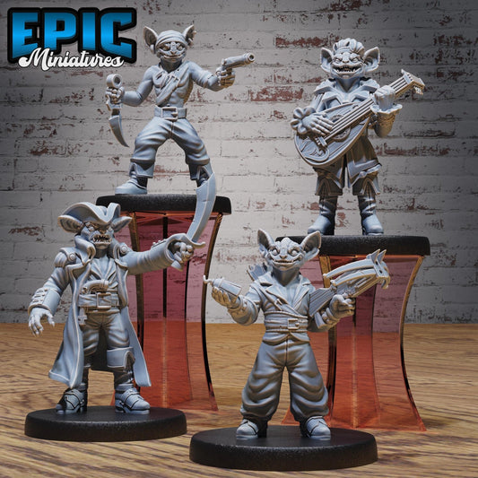Kobold Pirate Miniature - Full Set All Models - 32mm