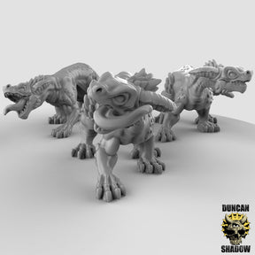 Kobold Rider Miniature | Set of 3 - Tabletop RPG & D&D miniature. Perfect for wargaming & collectors
