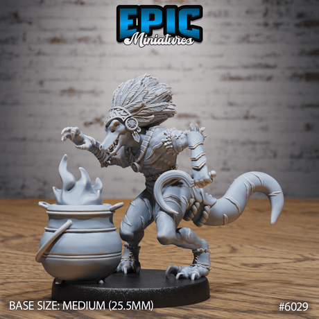 Kobold Shamans Miniature | 6029 - Tabletop RPG & D&D miniature. Perfect for wargaming & collectors