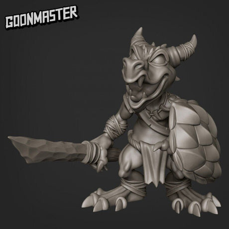Kobold Spearmen Miniature | A - Tabletop RPG & D&D miniature. Perfect for wargaming & collectors