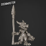 Kobold Spearmen Miniature | F - Tabletop RPG & D&D miniature. Perfect for wargaming & collectors