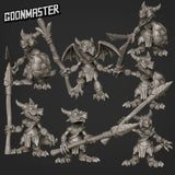 Kobold Spearmen Miniature | Set of 6 - Tabletop RPG & D&D miniature. Perfect for wargaming & collectors