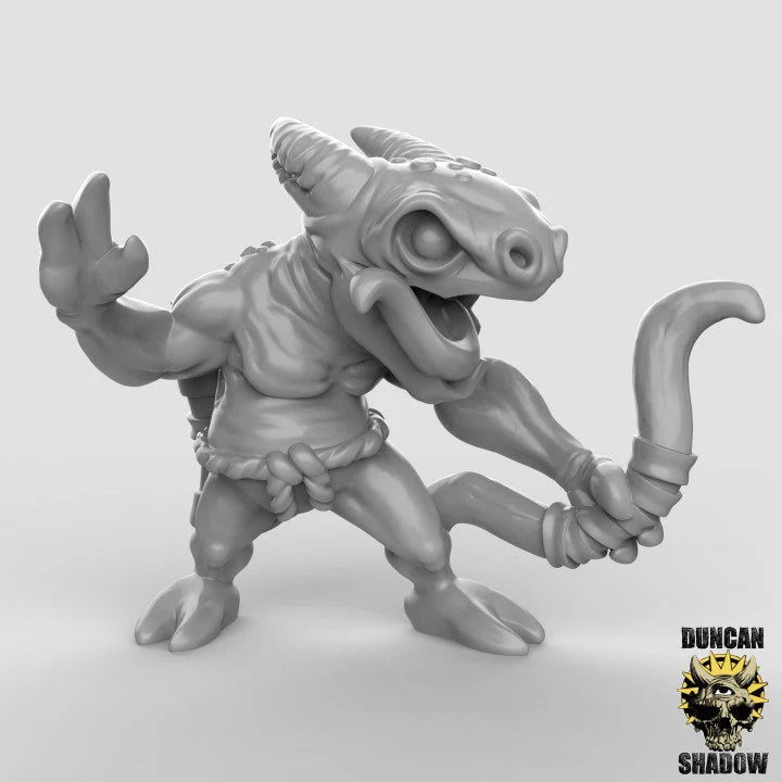 Kobolds Group Miniature | C - Tabletop RPG & D&D miniature. Perfect for wargaming & collectors