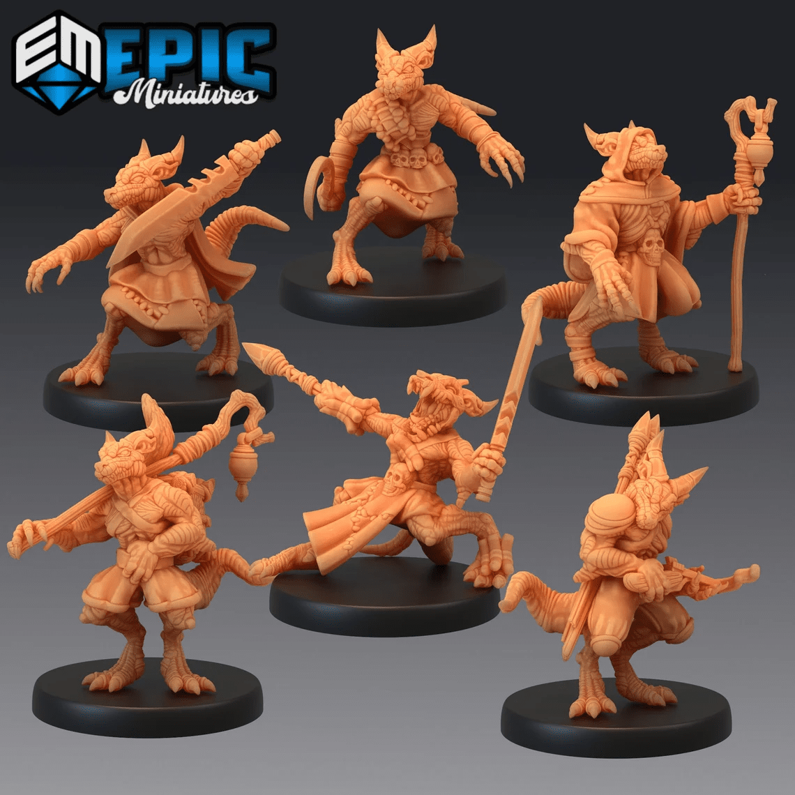 Kobolds Miniature | 28mm - Tabletop RPG & D&D miniature. Perfect for wargaming & collectors