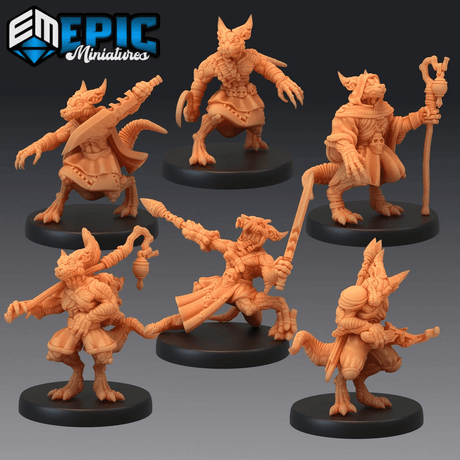 Kobolds Miniature | 28mm - Tabletop RPG & D&D miniature. Perfect for wargaming & collectors