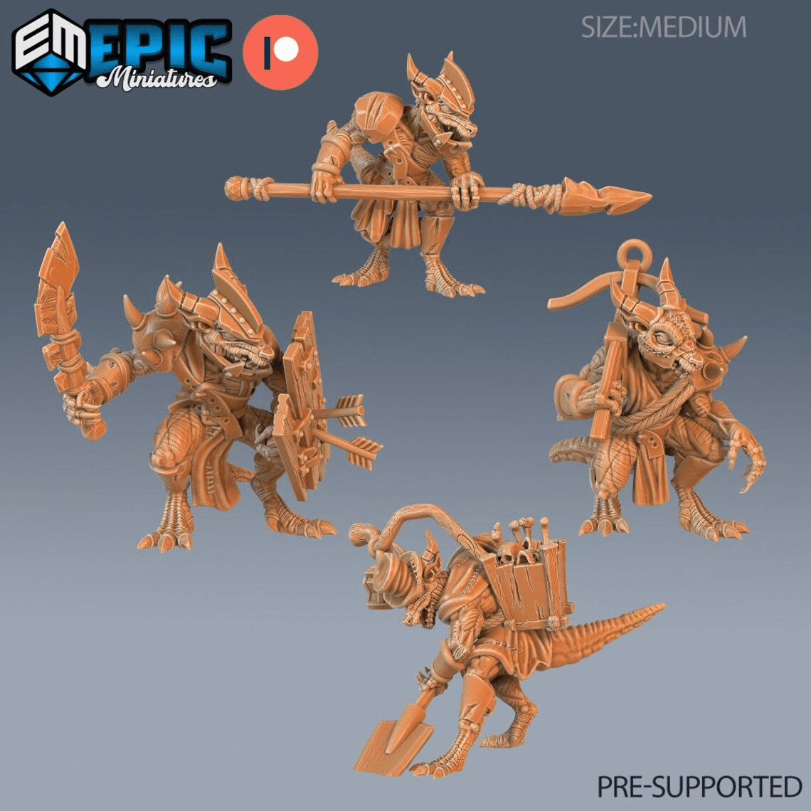 Kobolds Miniature | 28mm - Tabletop RPG & D&D miniature. Perfect for wargaming & collectors