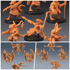 Kobolds Miniature | 28mm - Tabletop RPG & D&D miniature. Perfect for wargaming & collectors