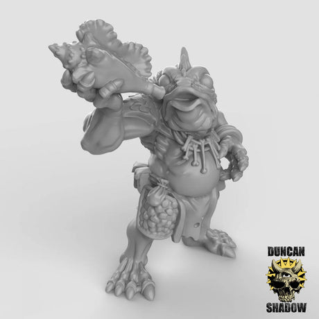 Koi Fish folk leaders Miniature | A - Tabletop RPG & D&D miniature. Perfect for wargaming & collectors