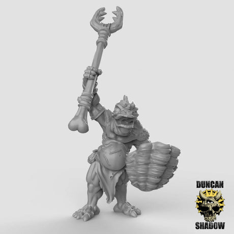 Koi Fish folk leaders Miniature | B - Tabletop RPG & D&D miniature. Perfect for wargaming & collectors