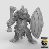 Koi Fish folk defender Miniature | C - Tabletop RPG & D&D miniature. Perfect for wargaming & collectors
