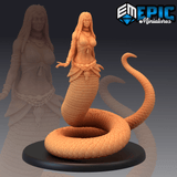 Lamia Monster Miniature | A - Tabletop RPG & D&D miniature. Perfect for wargaming & collectors