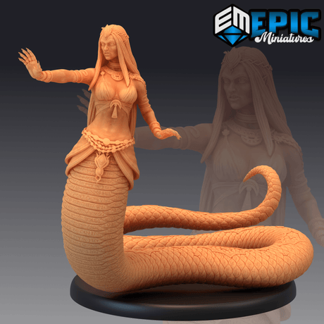 Lamia Monster Miniature | B - Tabletop RPG & D&D miniature. Perfect for wargaming & collectors