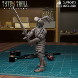 Landsnecht Mercenary Miniature | H - Tabletop RPG & D&D miniature. Perfect for wargaming & collectors