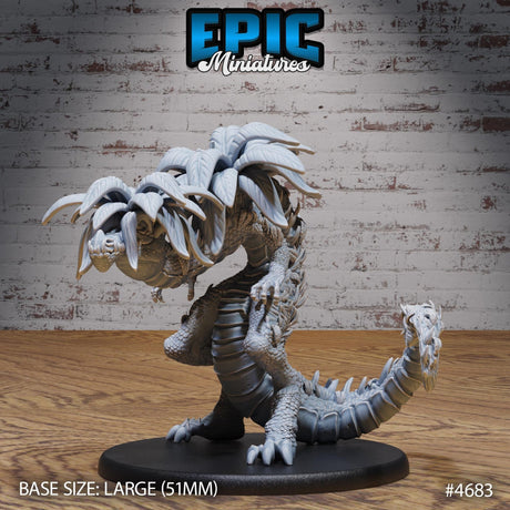 Large Dino, Reptile Swamp Monster Miniature | 4684 - Tabletop RPG & D&D miniature. Perfect for wargaming & collectors