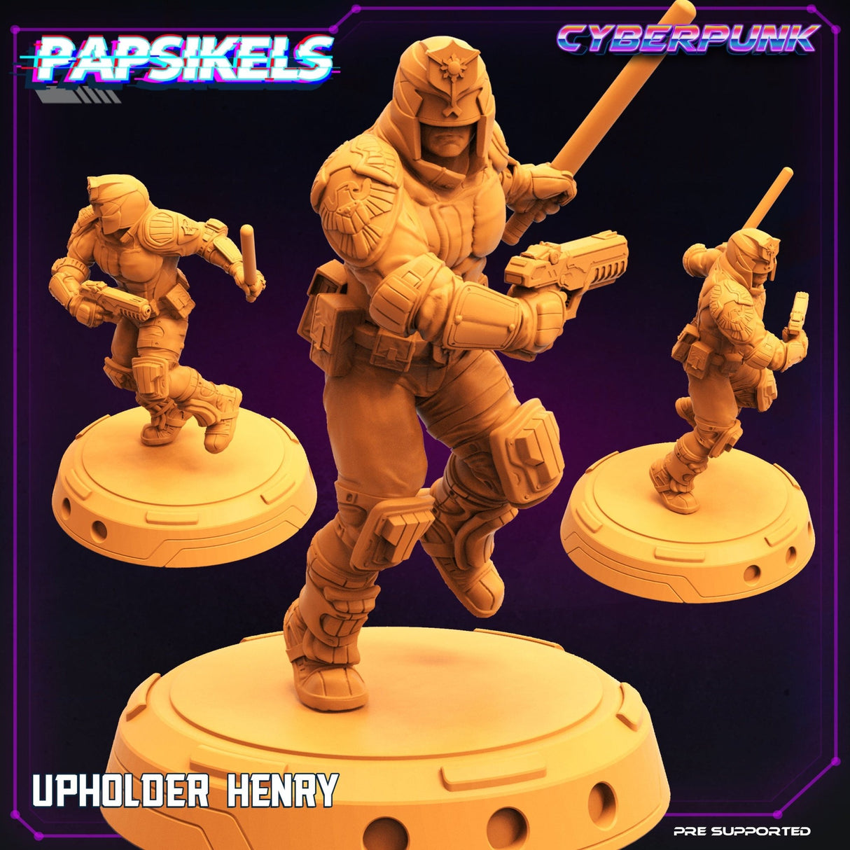 Law Upholders Miniature | Henry - Tabletop RPG & D&D miniature. Perfect for wargaming & collectors