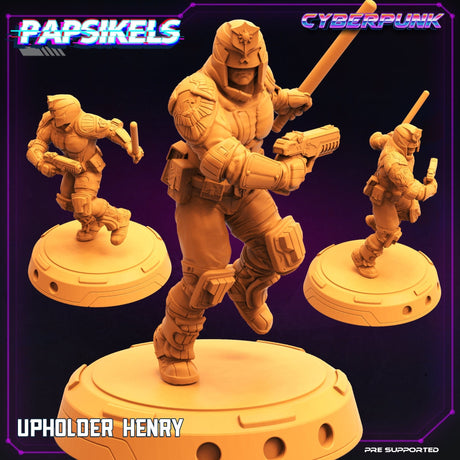 Law Upholders Miniature | Henry - Tabletop RPG & D&D miniature. Perfect for wargaming & collectors