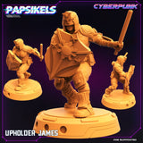 Law Upholders Miniature | James - Tabletop RPG & D&D miniature. Perfect for wargaming & collectors