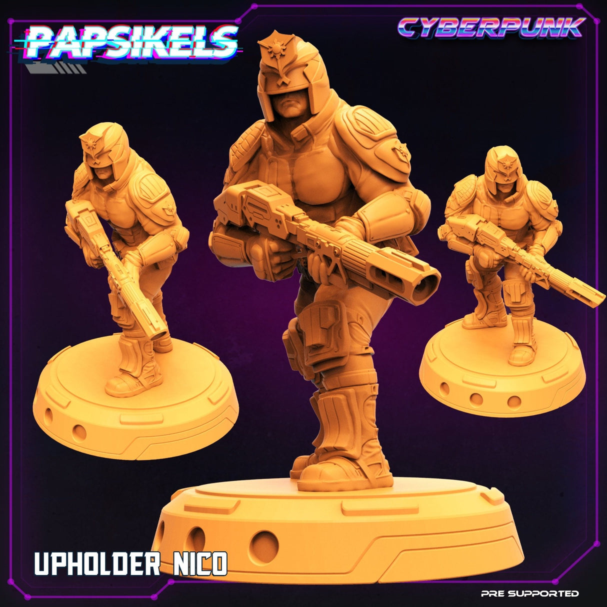 Law Upholders Miniature | Nico - Tabletop RPG & D&D miniature. Perfect for wargaming & collectors