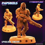Law Upholders Miniature | Vincent - Tabletop RPG & D&D miniature. Perfect for wargaming & collectors