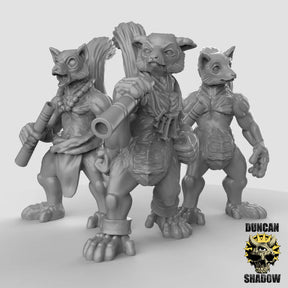 Leema Blowdarts Miniature | Set of 3 - Tabletop RPG & D&D miniature. Perfect for wargaming & collectors
