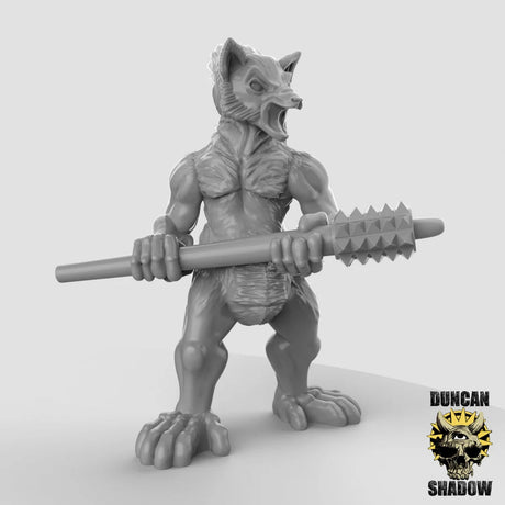 Leema fighter Miniature | C - Tabletop RPG & D&D miniature. Perfect for wargaming & collectors
