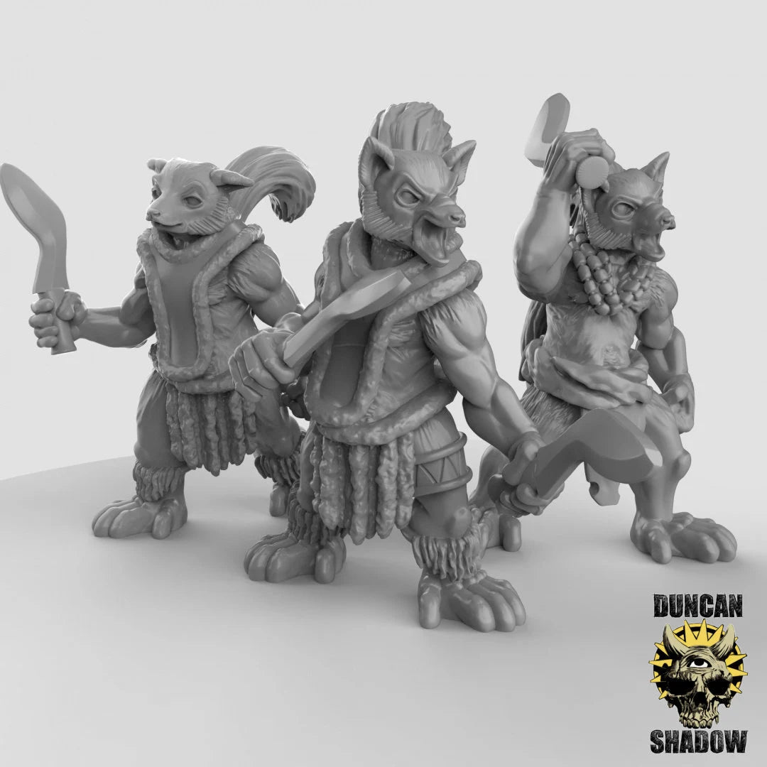 Leema Miniature | Set of 3 - Tabletop RPG & D&D miniature. Perfect for wargaming & collectors
