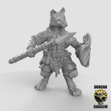 Leema Spearmen Miniature | C - Tabletop RPG & D&D miniature. Perfect for wargaming & collectors