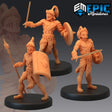 Legendary Gladiator Miniature | Set of 3 - Tabletop RPG & D&D miniature. Perfect for wargaming & collectors