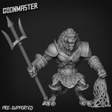Leonin Warrior Miniature | E - Tabletop RPG & D&D miniature. Perfect for wargaming & collectors