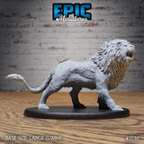 Lion Miniature | 3530 - Tabletop RPG & D&D miniature. Perfect for wargaming & collectors