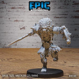 LionFolk Gladiator Miniature | 4336 - Tabletop RPG & D&D miniature. Perfect for wargaming & collectors