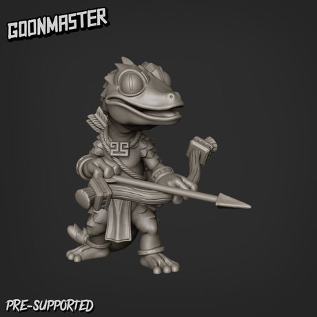 Lizard Folk Miniature | A - Tabletop RPG & D&D miniature. Perfect for wargaming & collectors