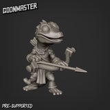 Lizard Folk Miniature | A - Tabletop RPG & D&D miniature. Perfect for wargaming & collectors