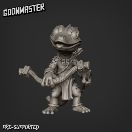 Lizard Folk Miniature | B - Tabletop RPG & D&D miniature. Perfect for wargaming & collectors