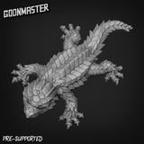 Lizard Folk riders Miniature | C - Tabletop RPG & D&D miniature. Perfect for wargaming & collectors
