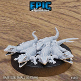 Lizard Swarm Miniature | 4857 - Tabletop RPG & D&D miniature. Perfect for wargaming & collectors