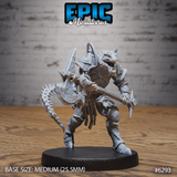 Lizardfolk fighters Miniature | B - Tabletop RPG & D&D miniature. Perfect for wargaming & collectors