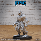 Lizardfolk Slave Miniature | A - Tabletop RPG & D&D miniature. Perfect for wargaming & collectors