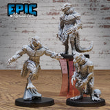 Lizardfolk Slave Miniature | Set of 3 - Tabletop RPG & D&D miniature. Perfect for wargaming & collectors