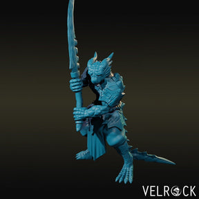 Lizardmen Miniature | A - Tabletop RPG & D&D miniature. Perfect for wargaming & collectors