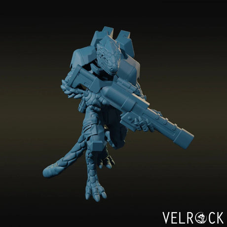 Lizardmen Recon Miniature | B - Tabletop RPG & D&D miniature. Perfect for wargaming & collectors