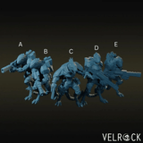 Lizardmen Recon Miniature | Set of 5 - Tabletop RPG & D&D miniature. Perfect for wargaming & collectors