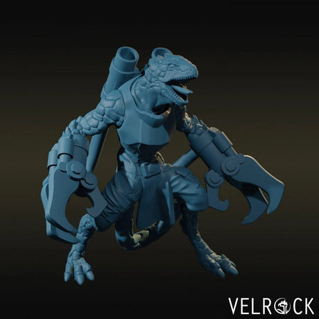 Lizardmen Stealth Miniature | C - Tabletop RPG & D&D miniature. Perfect for wargaming & collectors