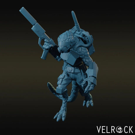 Lizardmen Stealth Miniature | D - Tabletop RPG & D&D miniature. Perfect for wargaming & collectors
