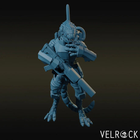 Lizardmen Stealth Miniature | E - Tabletop RPG & D&D miniature. Perfect for wargaming & collectors