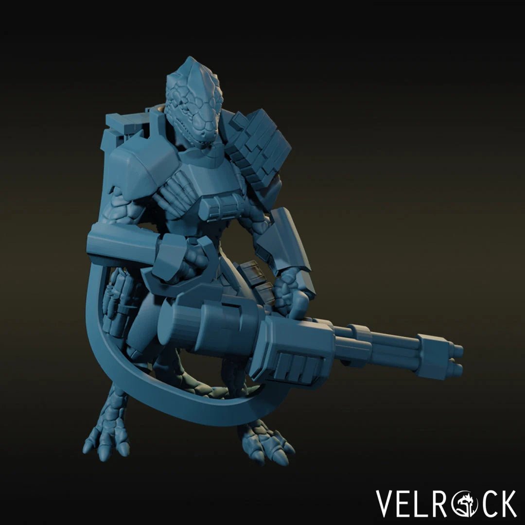 Lizardmen Support Miniature | C - Tabletop RPG & D&D miniature. Perfect for wargaming & collectors