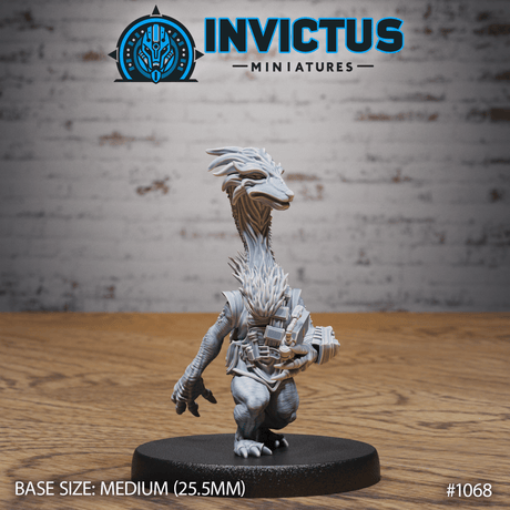 Longer Alien Miniature | A - Tabletop RPG & D&D miniature. Perfect for wargaming & collectors